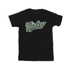 Disney Mens Mickey Mouse Bold T-Shirt - S, Black
