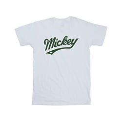 Disney Mens Mickey Mouse Bold T-Shirt - L, White