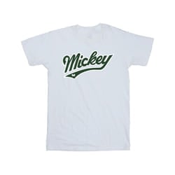 Disney Mens Mickey Mouse Bold T-Shirt - XL, White
