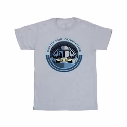 Star Wars Boys The Mandalorian Grogu Ready For Adventure T-Shirt - 12-13 Years, Sports Grey
