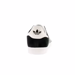 ) Adidas Originals gazelle leather mens trainers black - 9.5 (Adults'