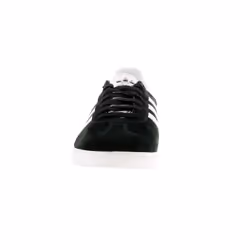 ) Adidas Originals gazelle leather mens trainers black - 9.5 (Adults'