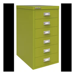 Bisley Multi Drawer Cabinet 6 Drawers Bisley Green