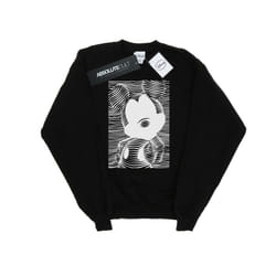 Disney Mens Mickey Mouse Lines Sweatshirt - XXL, Black