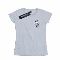Disney Womens/Ladies Minnie Mouse Dancing Chest Cotton T-Shirt - S, Sports Grey