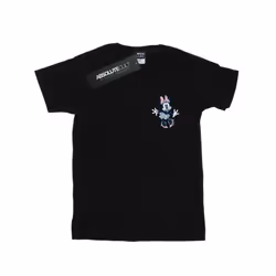 Disney Womens/Ladies Minnie Mouse Dancing Chest Cotton Boyfriend T-Shirt - S, Black