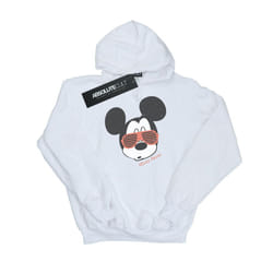 Disney Mens Mickey Mouse Sunglasses Hoodie - M, White