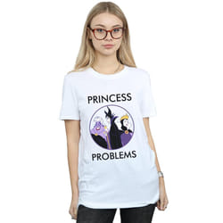Disney Womens/Ladies Villains Princess Headaches Cotton Boyfriend T-Shirt - XL, White