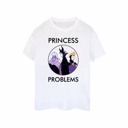 Disney Womens/Ladies Villains Princess Headaches Cotton Boyfriend T-Shirt - XXL, White