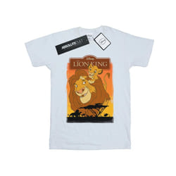 Disney Mens The Lion King Simba And Mufasa T-Shirt - L, White
