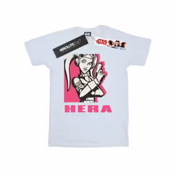 Star Wars Mens Rebels Hera T-Shirt - S, White