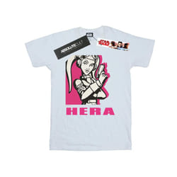 Star Wars Mens Rebels Hera T-Shirt - XL, White