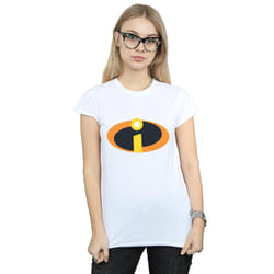 Disney Womens/Ladies The Incredibles Costume Logo Cotton T-Shirt - M, White
