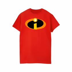 Disney Womens/Ladies The Incredibles Costume Logo Cotton T-Shirt - S, Red