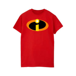 Disney Womens/Ladies The Incredibles Costume Logo Cotton T-Shirt - S, Red