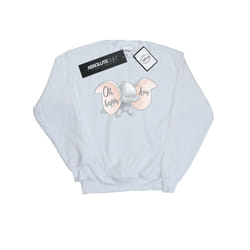 Disney Womens/Ladies Dumbo Happy Day Sweatshirt - XXL, White