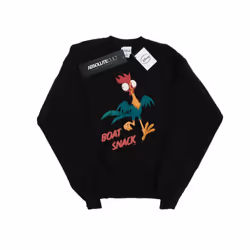 Disney Mens Moana Boat Snack Sweatshirt - XXL, Black