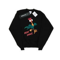 Disney Mens Moana Boat Snack Sweatshirt - XXL, Black