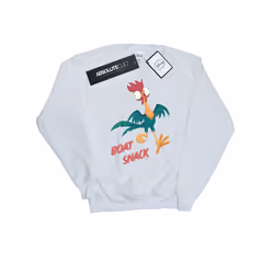 Disney Mens Moana Boat Snack Sweatshirt - L, White