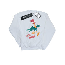 Disney Mens Moana Boat Snack Sweatshirt - L, White
