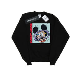 Disney Mens Mickey Mouse Under Water Sweatshirt - XXL, Black