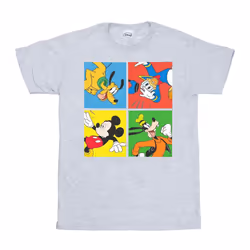 Disney Boys Mickey Mouse Friends T-Shirt - 12-13 Years, Sports Grey