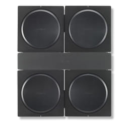 FLEXSON Wall Mount For 4 SONOS AMPS Black