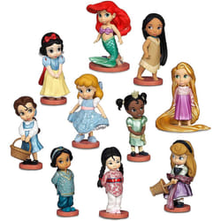 Disney Store Figurine Playset, 10 Figures, Princesses in Classic Gowns