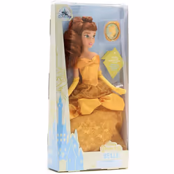 Disney Beauty & The Beast Belle Gold Dress 28cm Classic Doll Figure