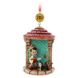 Disney Store Pinocchio Legacy Hanging Ornament 80th Anniversary