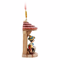 Disney Store Pinocchio Legacy Hanging Ornament 80th Anniversary