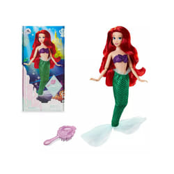 Official Disney The Little Mermaid - Ariel Classic Doll with Brush WLL03 WA8LT