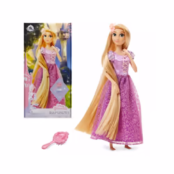 Official Disney Tangled - Rapunzel Classic Doll with Brush WLL02 777801 WA8LT