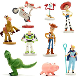 Disney Store Toy Story 4 Deluxe Figurine 9pce Playset - Pixar Toy