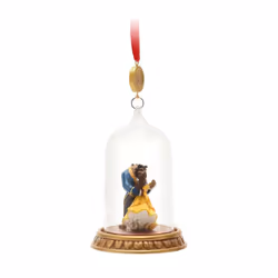 Disney Store Beauty & The Beast 30th Anniversary Legacy Hanging Christmas Ornament: Beauty & The Beast