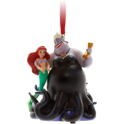 Disney Store Ariel and Ursula Singing Hanging Ornament, The Little