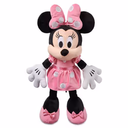 Official Minnie Mouse Large Pink Soft Toy, 67cm/26cm, Plush Cuddly Character In Classic Outfit with 3D Bow, Embroidered Detai ...