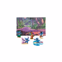 Official Lilo & Stitch Deluxe Figurine Playset, 6 Pc., Moulded Character Toy Figures, Including Lilo, Stitch and Angel, Featu ...