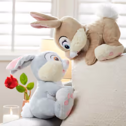 Official Miss. Bunny Medium Soft Toy for Kids, Bambi, 32cm/12â, Plush Brown Rabbit Character Figure with Embroidered Details, Suitable for Ages 0+