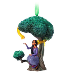 Disney Store Official Wish  Asha and Star Sketchbook Ornament  Christmas Tree Decoration  10cm/3.9   Sculpted Holiday Seasonal Hanging Decoration