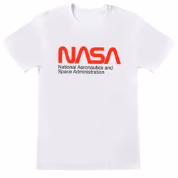 NASA Boys Aeronautics And Space T-Shirt - 7-8 Years, White