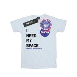 NASA Womens/Ladies I Need My Space Cotton Boyfriend T-Shirt - S, White