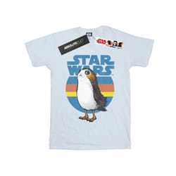 Star Wars Womens/Ladies The Last Jedi Porg Cotton Boyfriend T-Shirt - S, White