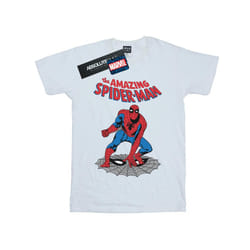 Marvel Womens/Ladies The Amazing Spider-Man Cotton Boyfriend T-Shirt - XXL, White
