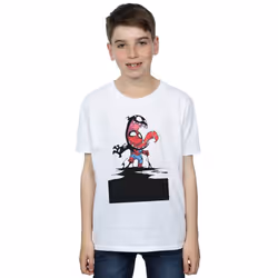 Marvel Boys Spider-Man Venom Cartoon T-Shirt - 9-11 Years, White