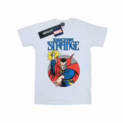 Marvel Mens Doctor Strange Circle T-Shirt - XL, White