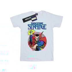 Marvel Mens Doctor Strange Circle T-Shirt - XXL, White