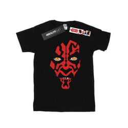 Star Wars Womens/Ladies Darth Maul Face Cotton Boyfriend T-Shirt - XXL, Black