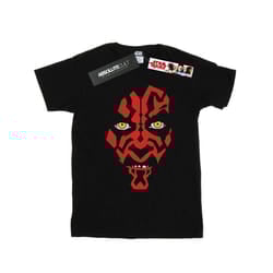 Star Wars Boys Darth Maul Face T-Shirt - 7-8 Years, Black