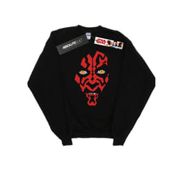 Star Wars Mens Darth Maul Face Sweatshirt - L, Black